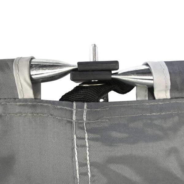 Bo-Camp Windbreak with Window Dennis 500x140 cm Grey