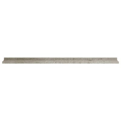 vidaXL Wall Shelves 2 pcs Concrete Grey 115x9x3 cm
