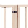 vidaXL Dog Gate with Door Foldable 10 Panels 800 cm Poplar Wood
