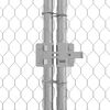vidaXL Chicken Cage Silver 400x170x177cm Galvanised Steel