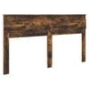 vidaXL Headboard Smoked Oak 200 cm Engineered wood