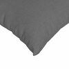 vidaXL Sofa Pillows 2 pcs Dark Grey 80 x 40 cm Fabric