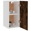 vidaXL Hanging Cabinet Lyon Smoked Oak 29.5x31x60 cm Engineered Wood