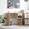 vidaXL Desk with Drawer Sonoma Oak 90 x 49 x 75 cm Engineered Wood