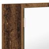 vidaXL Bathroom Mirror Cabinet with Shelf Old Wood 80 x 12 x 45 cm