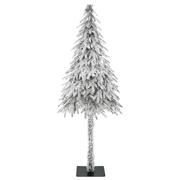 vidaXL Christmas Tree with 150 LEDs White 150 cm PE and Steel