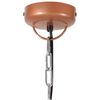 vidaXL Industrial Hanging Lamp Copper Iron & Solid Wood 23 cm E27
