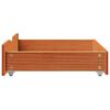 vidaXL Under-Bed Drawers 2 pcs Wax Brown 75x55x17 cm Solid Wood Pine