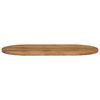 vidaXL Table Top 80x40x2.5 cm Oval Solid Wood Mango