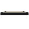 vidaXL Bed Frame without Mattress Black 90x200 cm Engineered Wood