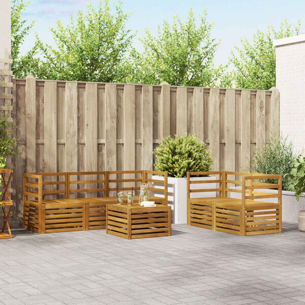 vidaXL Sofa Sets Solid Acacia Wood