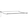 vidaXL Retractable Awning Anthracite and White 4x3 m Fabric&Aluminium