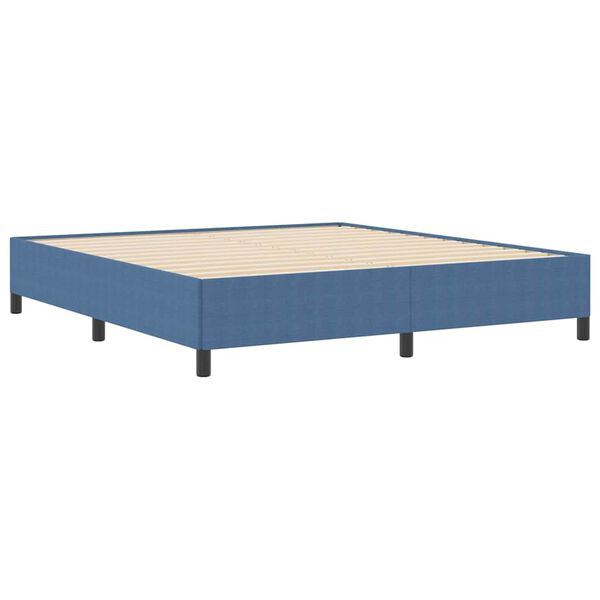 vidaXL Bed Frame Blue 180 x 200 cm Corduroy fabric
