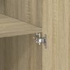 vidaXL Storage Cabinet Sonoma Oak 80x42.5x225 cm Engineered Wood