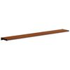 vidaXL Window Sill Brown Wood 140 x 25 x 4.5 cm PVC
