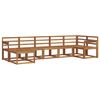 vidaXL Outdoor Sofa Set 7 pcs Natural Solid Acacia Wood