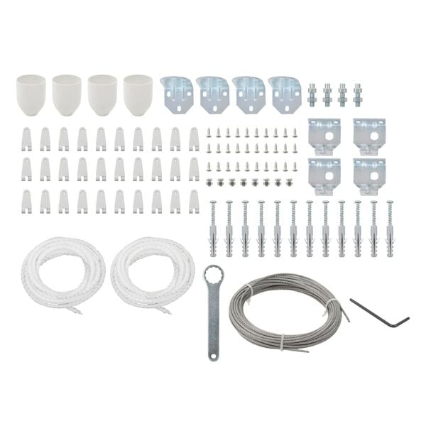 vidaXL 101 Piece Awning Accessory Set