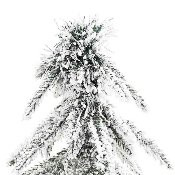 vidaXL Artificial Christmas Tree with Stand White 71 x 71 x 150 cm