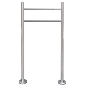 vidaXL Mailbox | Stainless Steel | Large | Durable | Mailbox Stand | Rectangular