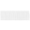 vidaXL Lace Curtain White 80 x 500 cm Polyester