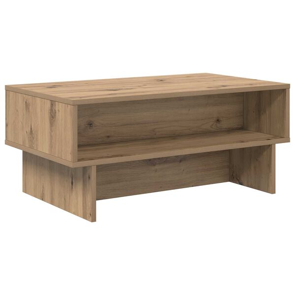 vidaXL Coffee Table Artisan Oak 80 x 46 x 35 cm Engineered Wood
