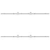 vidaXL Sliding Door Hardware Kit 183 cm Stainless Steel Silver