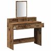vidaXL Dressing Table Old Wood 100 x 41 x 140 cm Engineered Wood