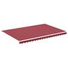 vidaXL Awning Replacement Fabric Burgundy Red 4.5x3 m Polyester