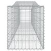 vidaXL Arched Gabion Baskets 6 pcs 400x50x60/80 cm Galvanised Iron