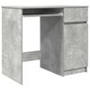 vidaXL Desk Concrete Grey 86x49x76 cm Engineered Wood