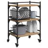 vidaXL Kitchen Trolley Artisan Oak 50 x 35 x 75.5 cm Engineered Wood
