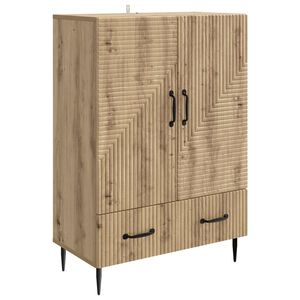 vidaXL Sideboard Artisan Oak 66 x 34.5 x 95 cm Engineered Wood