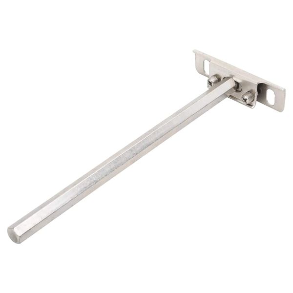 vidaXL Floating Shelf Brackets 12pcs Invisible &Oslash;12x200 mm Carbon Steel