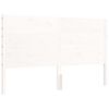 vidaXL Bed Frame without Mattress White 160x200 cm Solid Wood