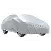 vidaXL Car Cover for Sedan with Buckle Straps Full Silver M