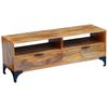 vidaXL TV Stand Mango Wood 120x35x45 cm