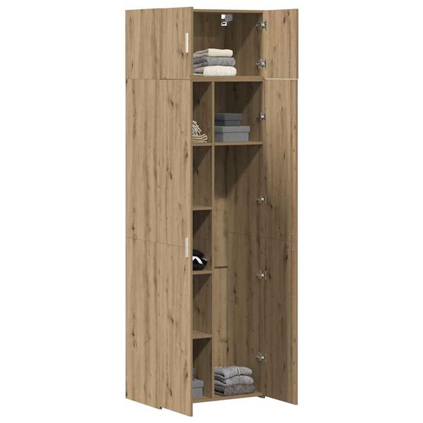 vidaXL Storage Cabinet 3 pcs Artisan Oak