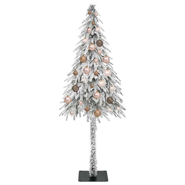 vidaXL Christmas Tree with 150 LEDs White 150 cm PE and Steel
