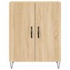 vidaXL Highboard Sonoma Oak 69.5x34x180 cm Engineered Wood