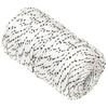 vidaXL Braided Boat Rope White 2 mmx500 m Polyester