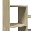 vidaXL Bookcase Sonoma Oak 72x20x120.5 cm Engineered Wood