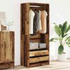 vidaXL Wardrobe Old Wood 80x50x200 cm Engineered Wood