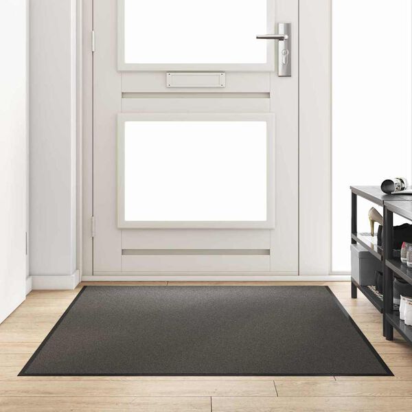 vidaXL Doormat Other Anthracite and Black 120 x 180 cm