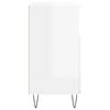 vidaXL Sideboard High Gloss White 60x35x70 cm Engineered Wood