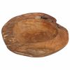 vidaXL Fruit Bowl JEPARA &Oslash; 40 cm Solid Teak Wood Round Teak Brown