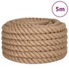vidaXL Jute Rope 5 m Long 36 mm Thick