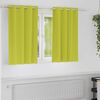 vidaXL Blackout Curtains with Rings 2 pcs Green 140 x 140 cm Polyester