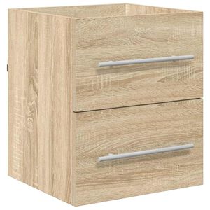 vidaXL Sink cabinet Sonoma Oak 38.5 x 41 x 48 cm Engineered Wood