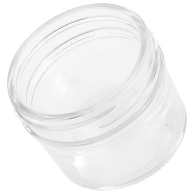 vidaXL Glass Jam Jars with Silver Lids 24 pcs 110 ml
