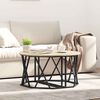 vidaXL Coffee Table Sonoma oak 80 x 80 x 42 cm